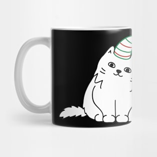 Funny cat christmas Mug